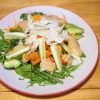 F6.1. Three-nut Spinach Salad - Vegan menu - Santorino