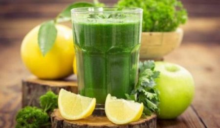 Táo xanh spinach juice recipe