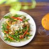 Santorino healthy 3-nut salad