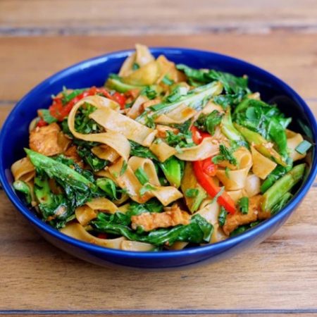 my sunshine veggie vegan pasta by Santorino coffee & veggies Ho Chi Minh