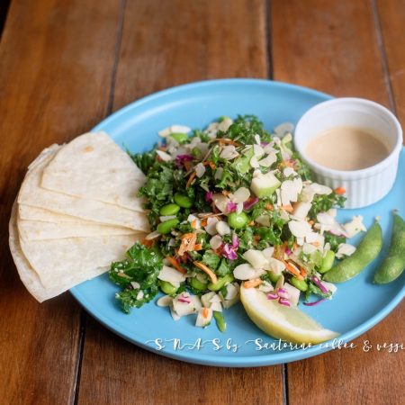 SNAS 2 Kaley apple and beans salad kale táo và đậu nành