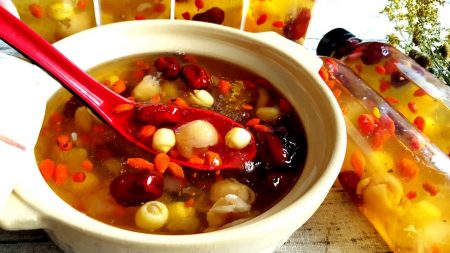 chè dưỡng nhan santorino