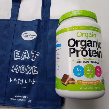 Bột đạm (protein) thực vật hữu cơ Orgain - 920gr - Vị peanut butter