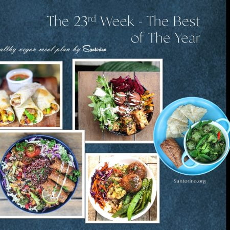 Santorino vegetarian vegan meal-plan week 23-2022