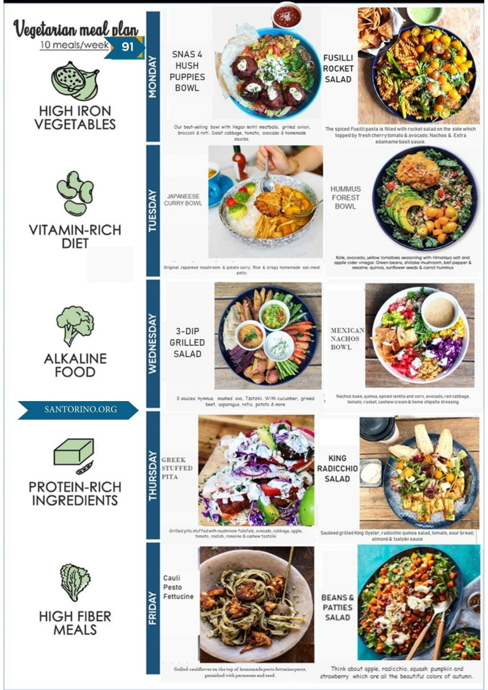 Vegetarian-vegan-meal-plan-in-Saigon-weekly meal-pre
