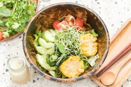 best salad in Ho Chi Minh santorino