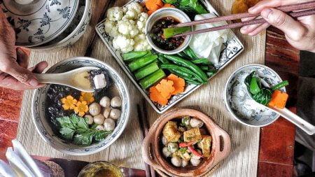 vegan meal plan in HCM - santorino