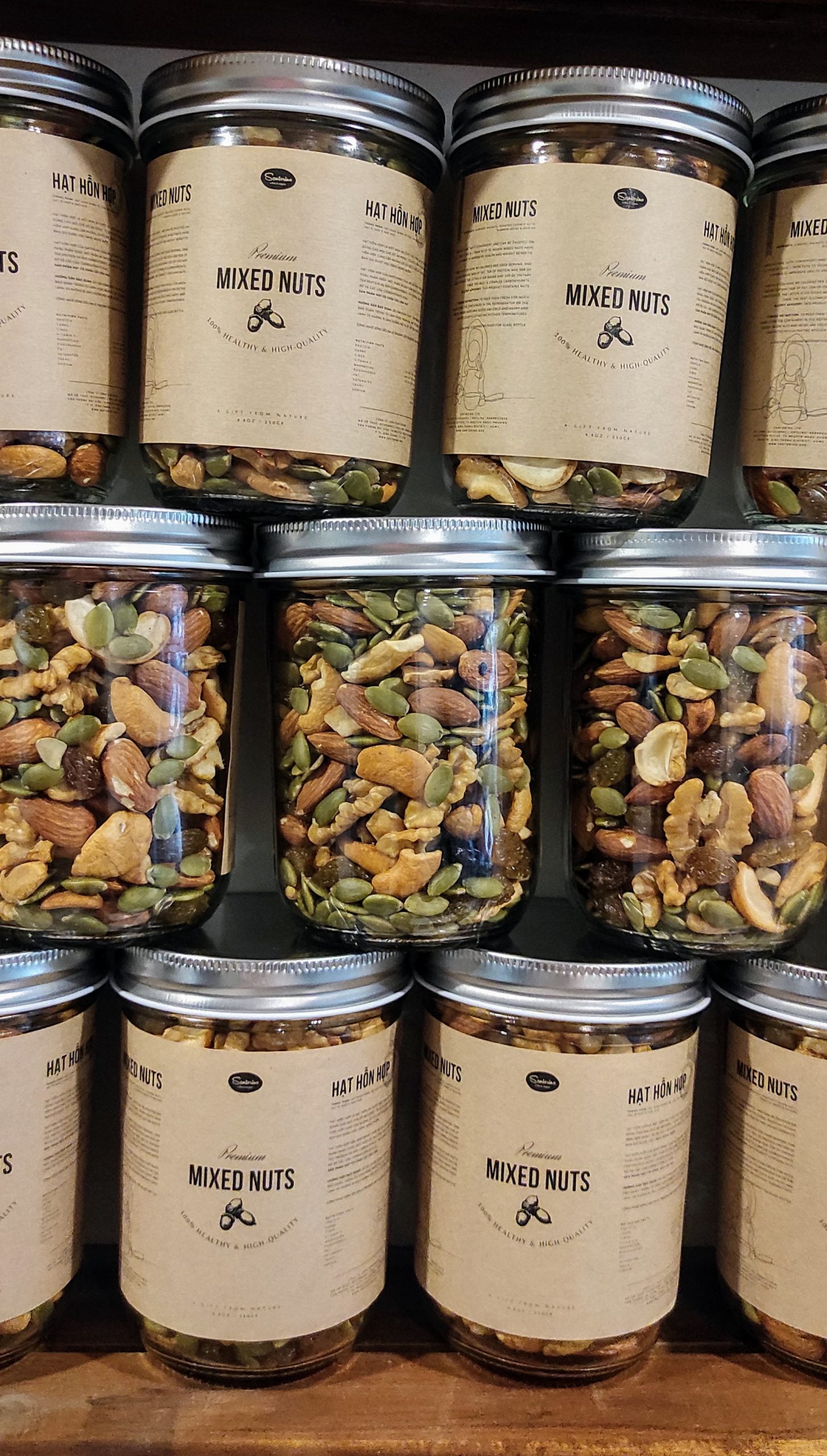 Hạt hỗn hợp mixed nuts healthy choice