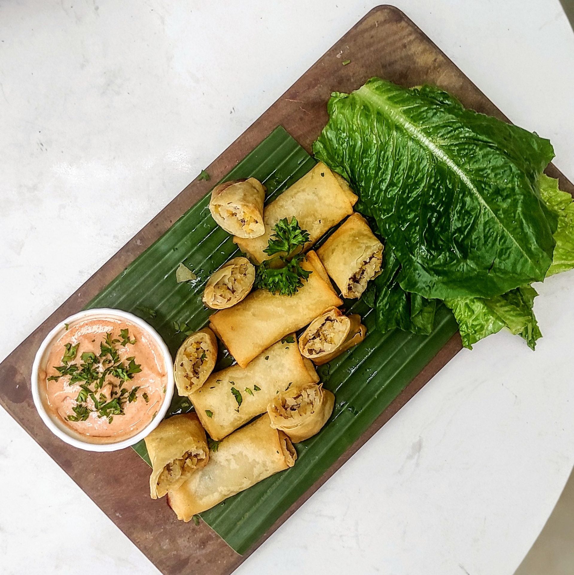 K1. Chả giò nấm chay - Vegan spring rolls (6pcs)
