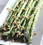 Butter garlic asparagus