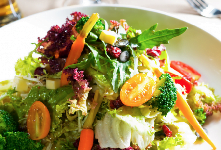 dạy nấu chay healthy salad rau rocket