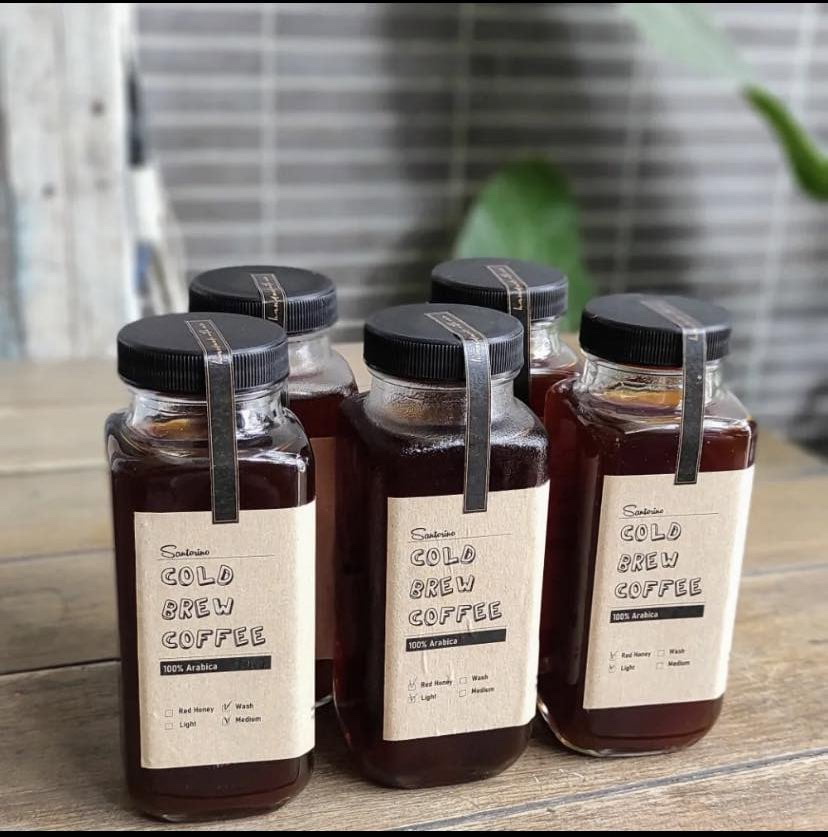 Cold brew coffee 5+1 pack, light & red honey